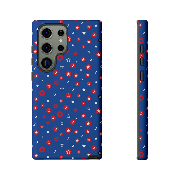 Checks and Stars Tough Phone Case