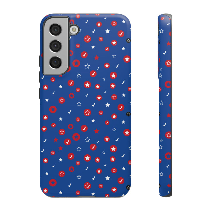 Checks and Stars Tough Phone Case