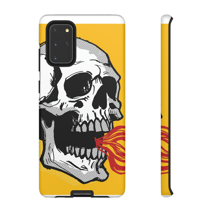 Skull Fire Tough Phone Case