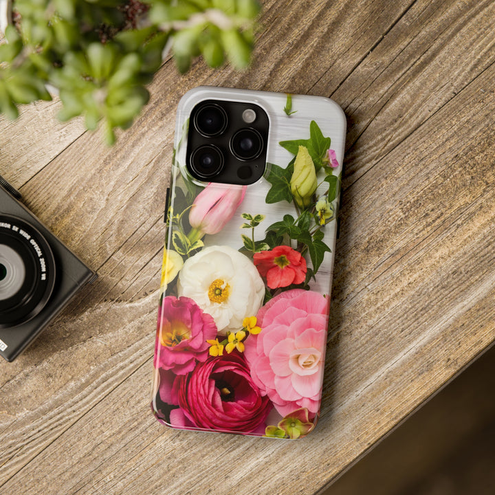 iPhone Flowers Tough Phone Case