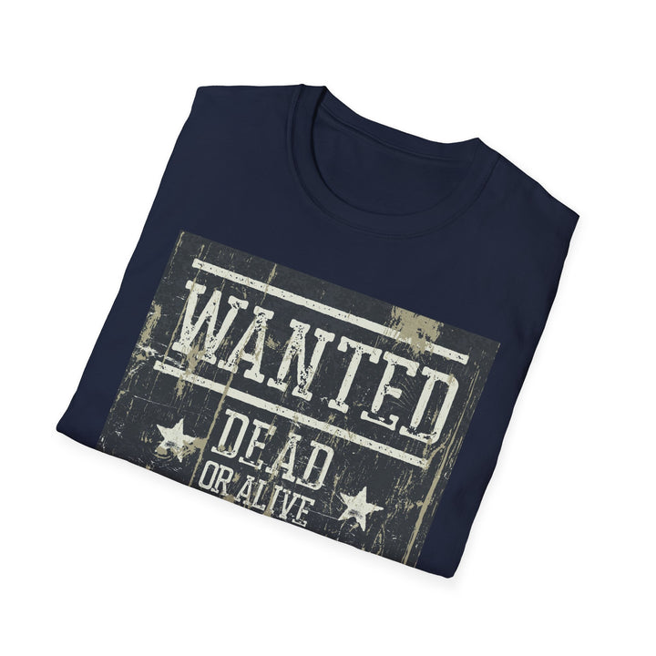 Wanted Dead Or Alive Unisex Softstyle T-Shirt