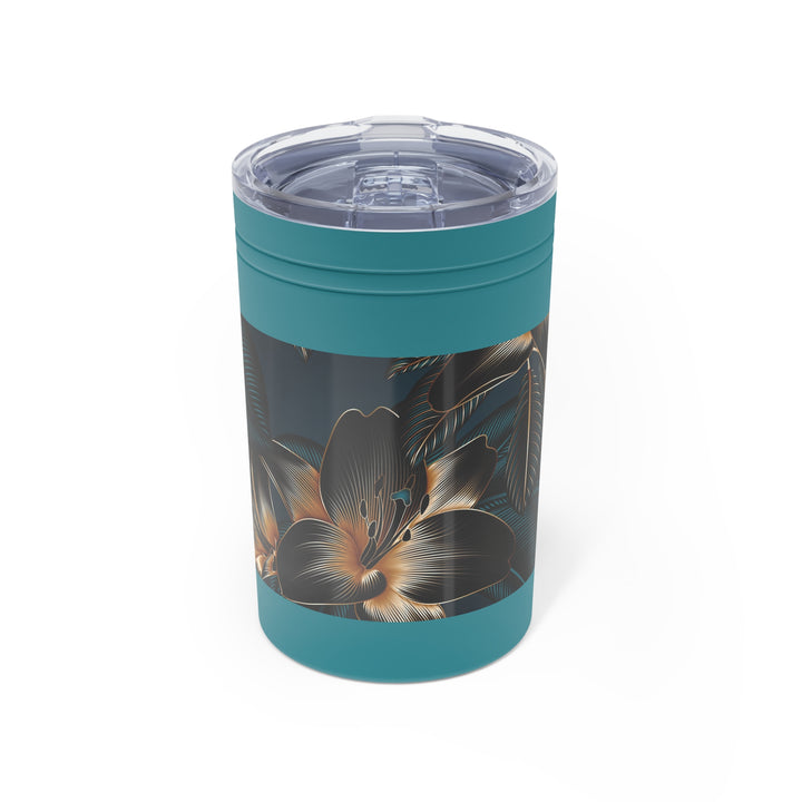 Vintage Golden Lillies Vacuum Insulated Tumbler, 11oz