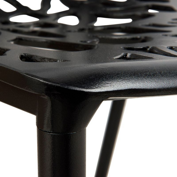 LeisureMod Modern Devon Aluminum Chair Black Zoomed.