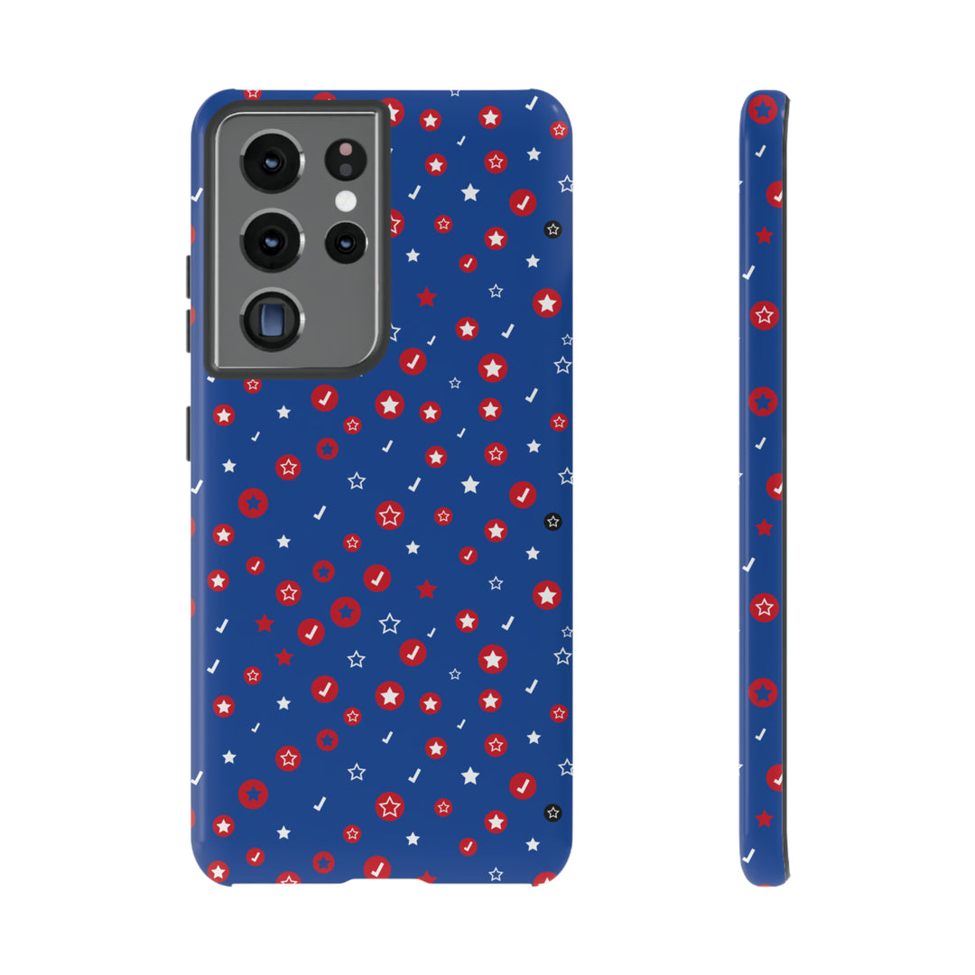 Checks and Stars Tough Phone Case