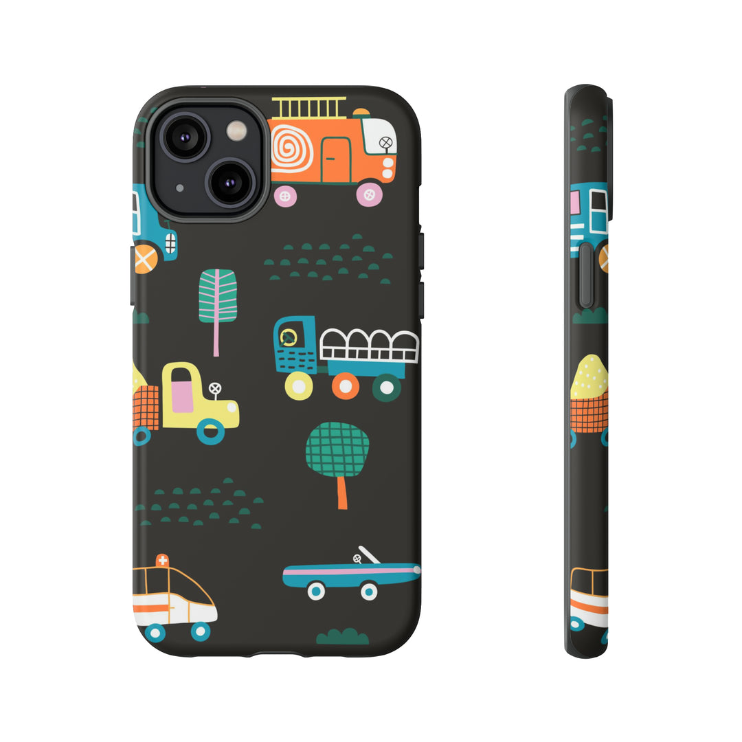 Cars and Trucks Tough Phone Case