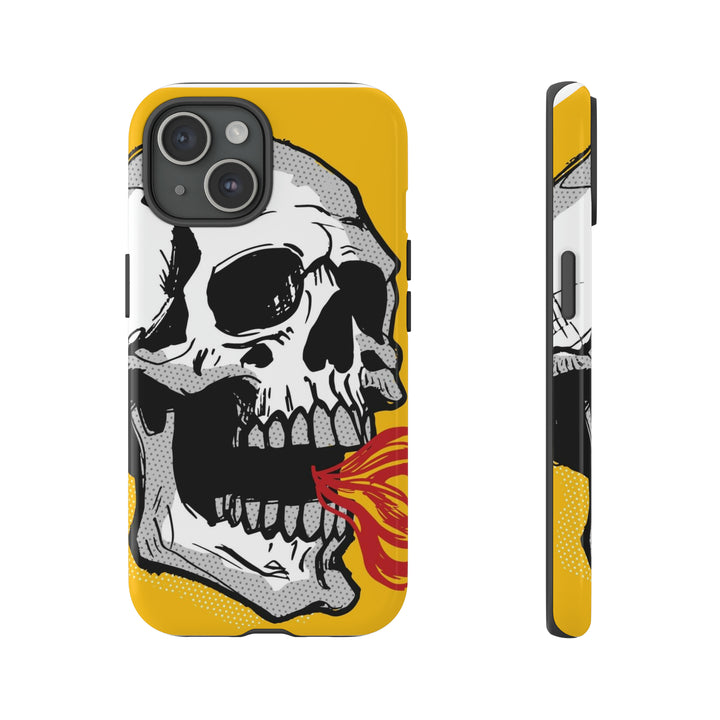 Skull Fire Tough Phone Case