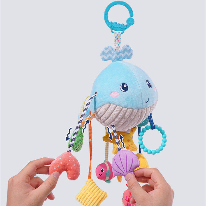 Baby Hanging Toy – Soft Fabric Crib and Stroller Activity Toy