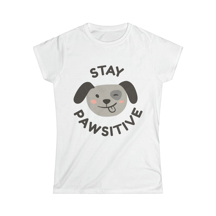 Stay Pawsitive Women's Softstyle Tee