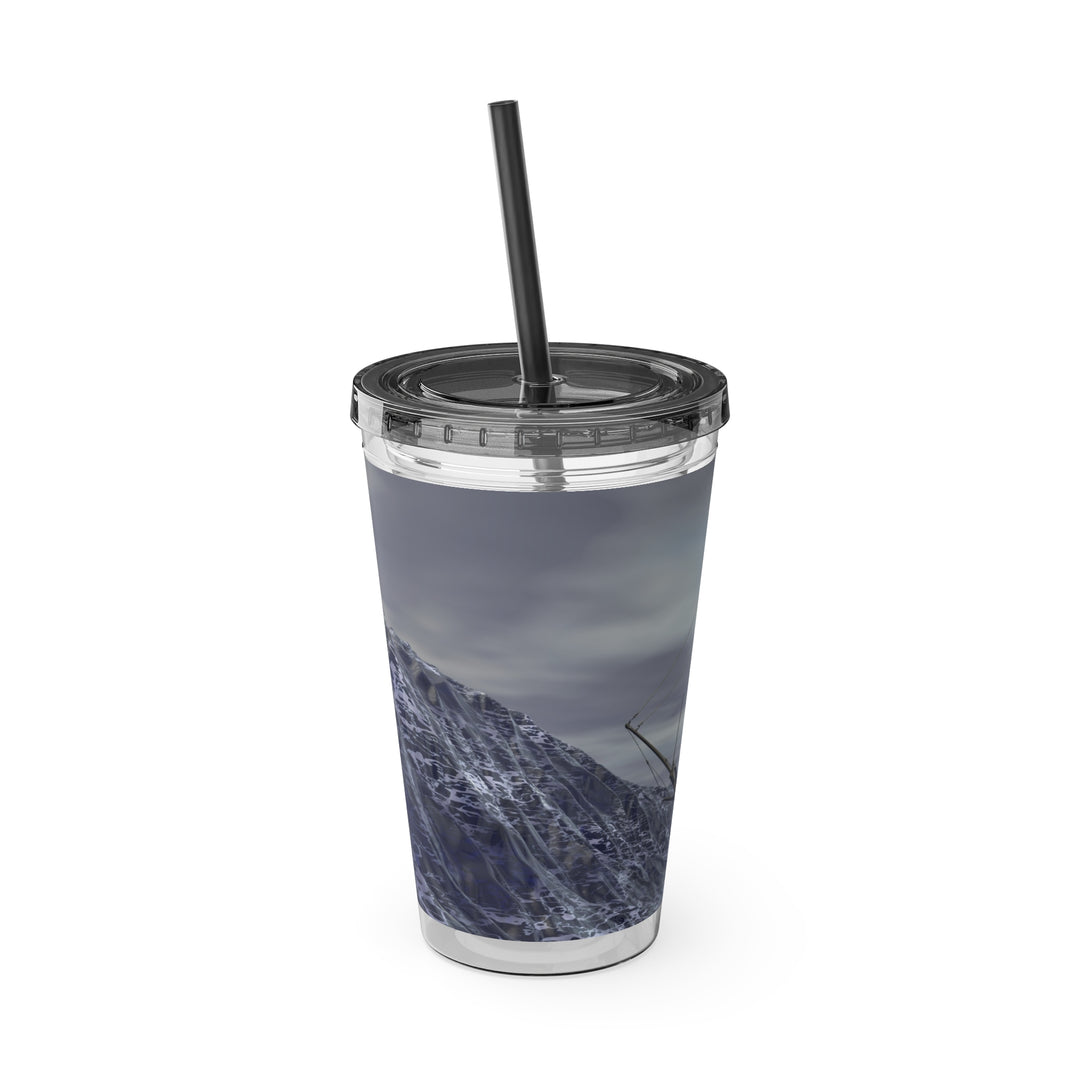 Ocean Galley Sunsplash Tumbler with Straw, 16oz