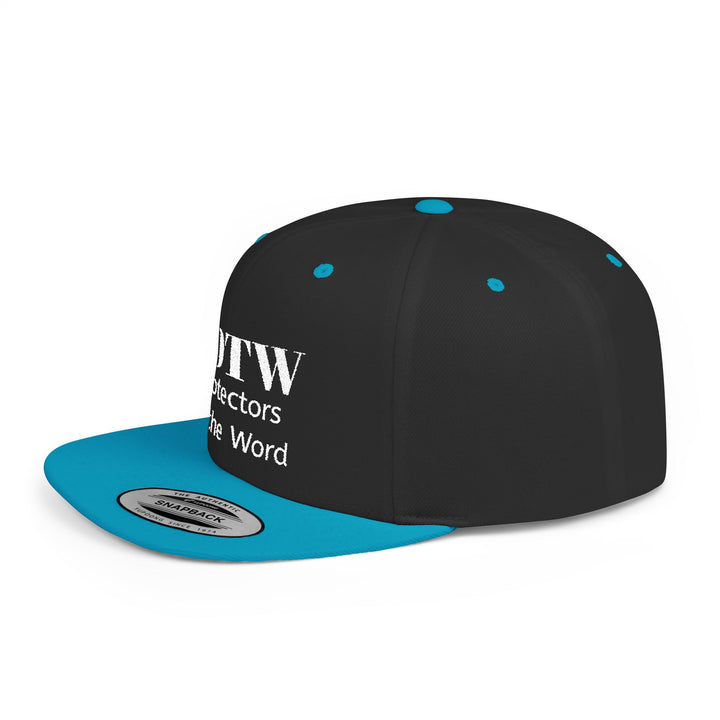Snapback Hat — POTW 'Protectors of the Word' Logo Flat Bill Cap