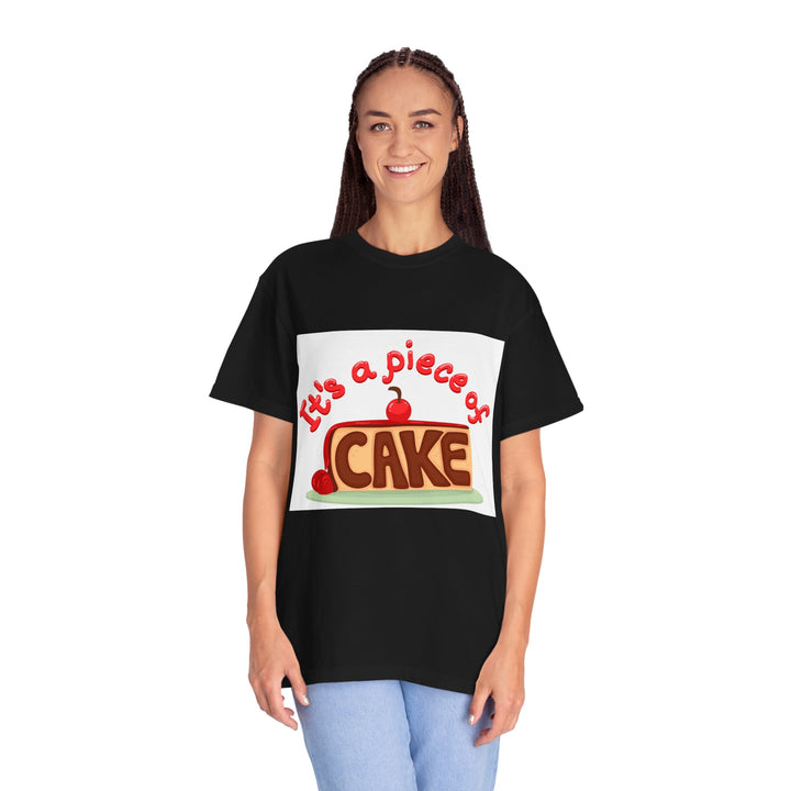 It's A Piece Of Cake Unisex Garment-Dyed T-shirt