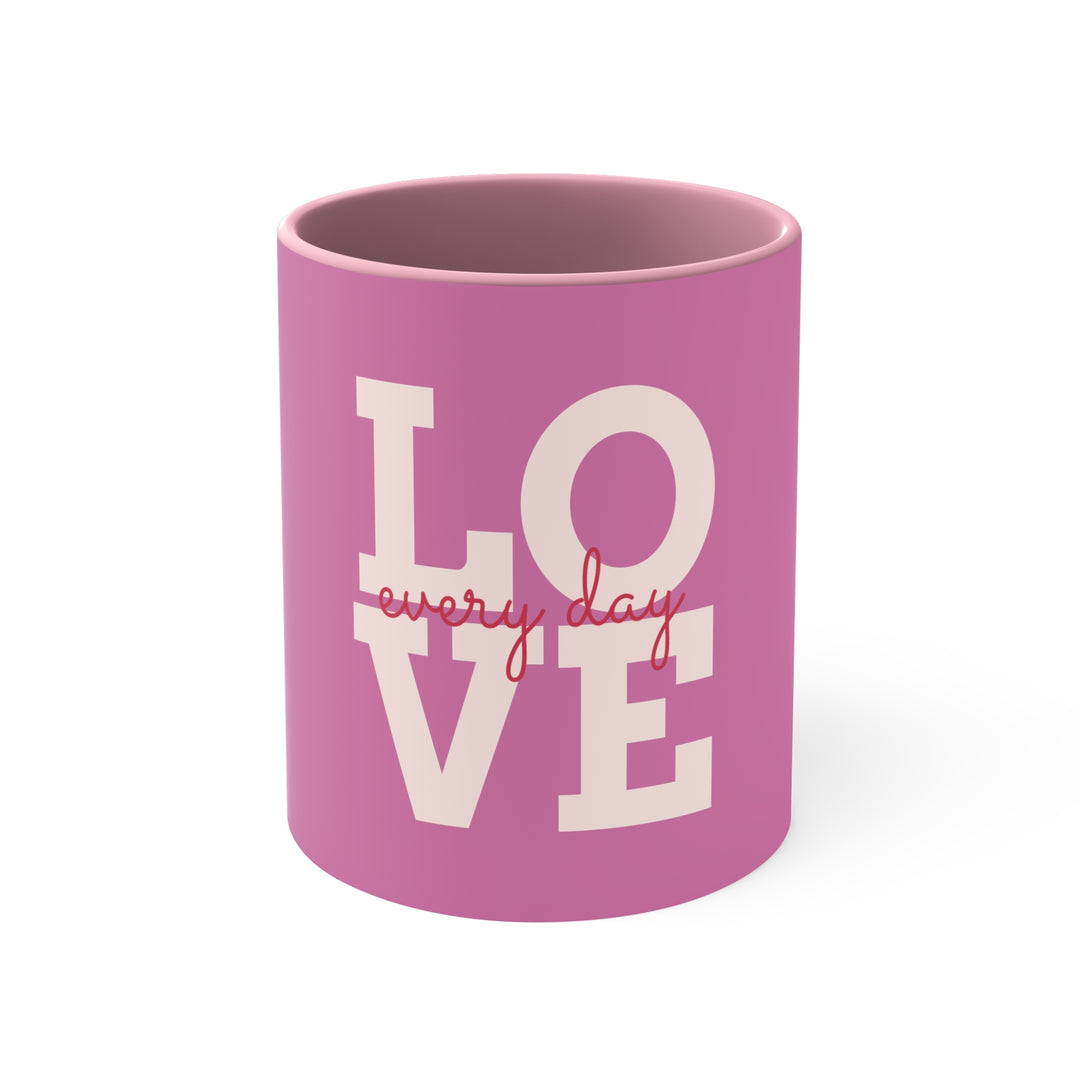 Love Every Day Accent Coffee Mug, 11oz