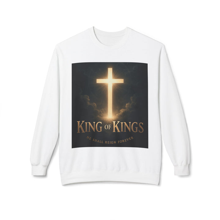 Christian Crewneck Sweatshirt - "King of Kings / Lord of Lords" Religious Pullover
