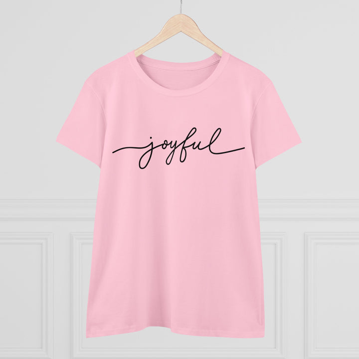 Joyful Women's Midweight Cotton Tee