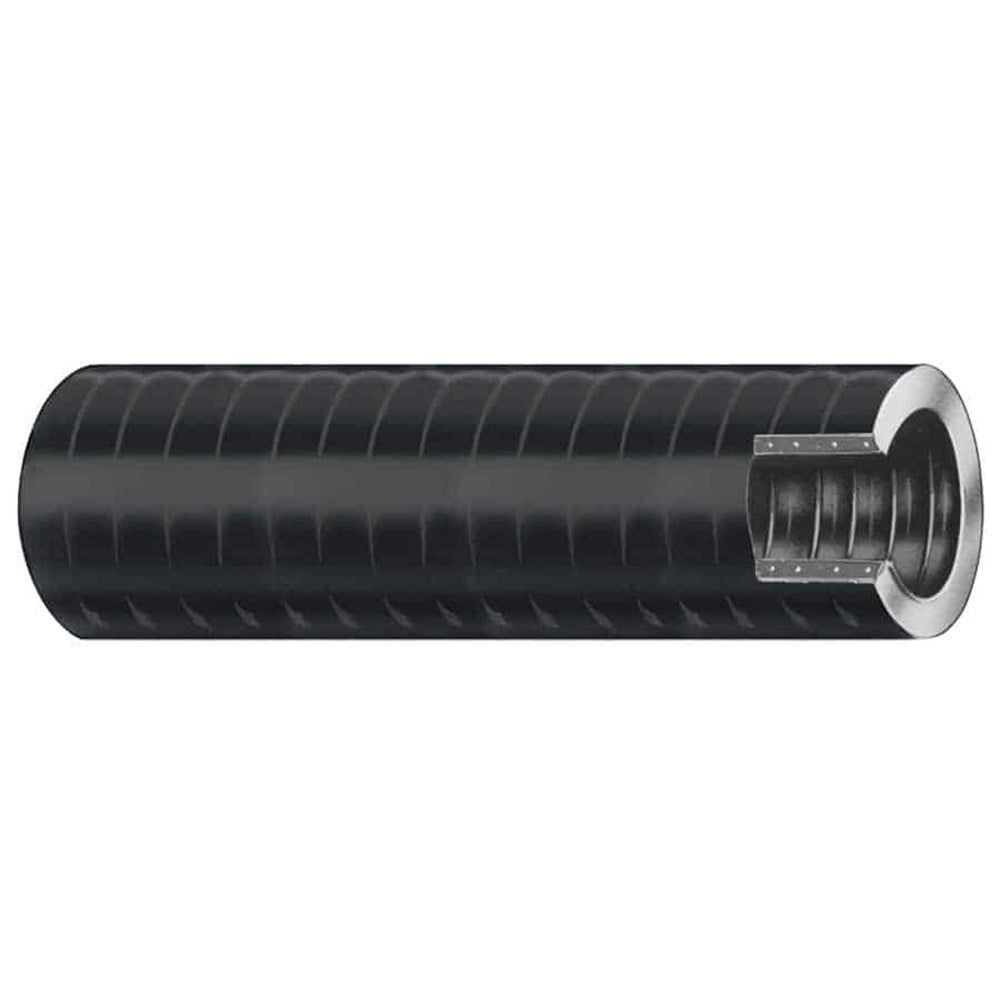 Trident Marine 1-1/8" x 50 VAC XHD Bilge  Live Well Hose - Hard PVC Helix - Black [149-1186]