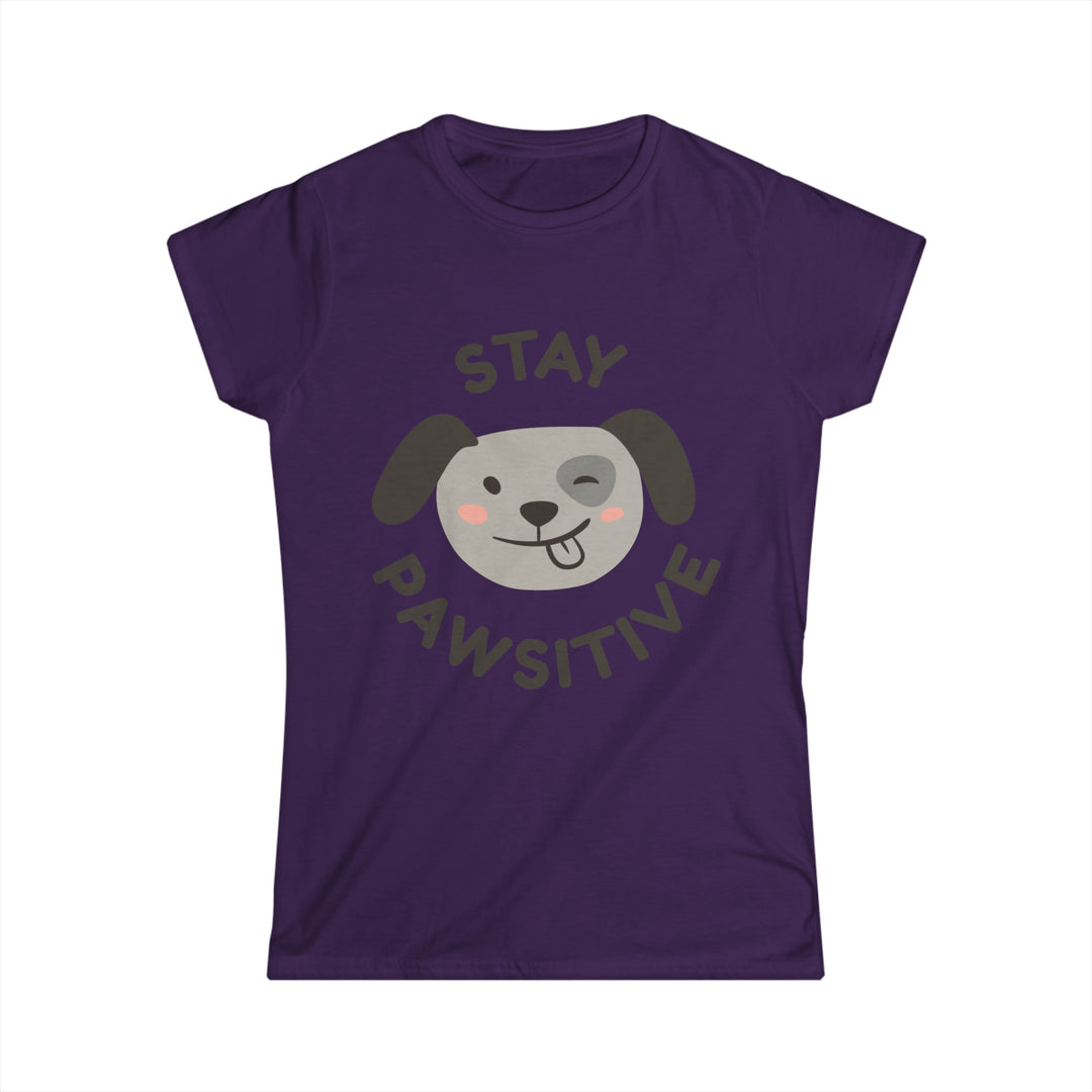 Stay Pawsitive Women's Softstyle Tee