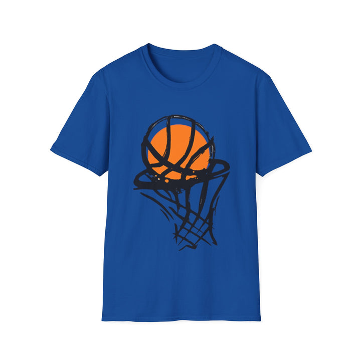 Basketball Hoop Unisex Softstyle T-Shirt