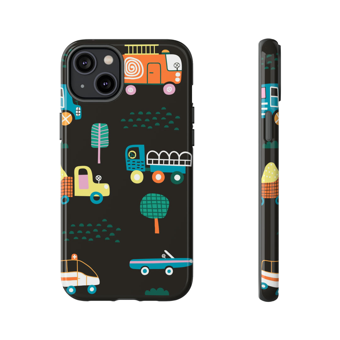 Cars and Trucks Tough Phone Case