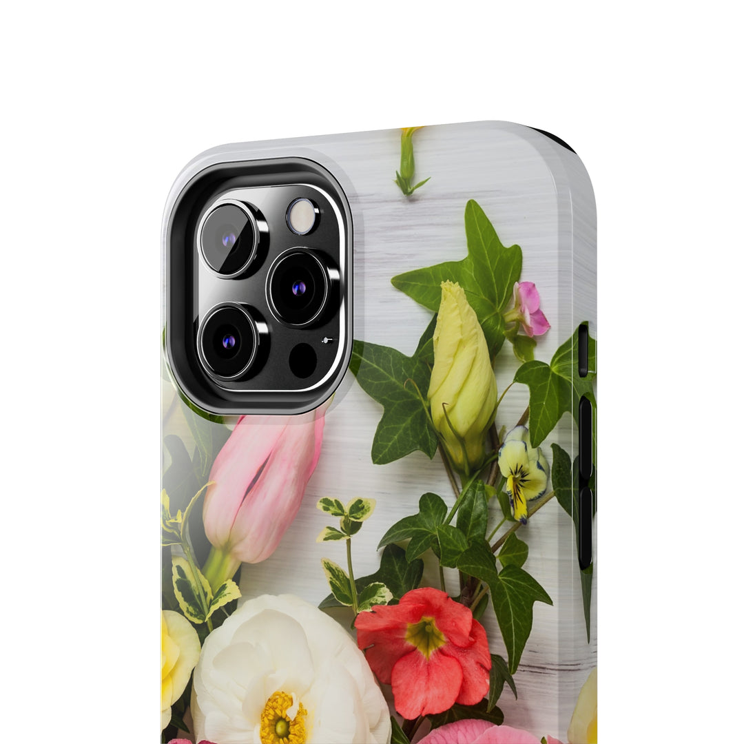 iPhone Flowers Tough Phone Case