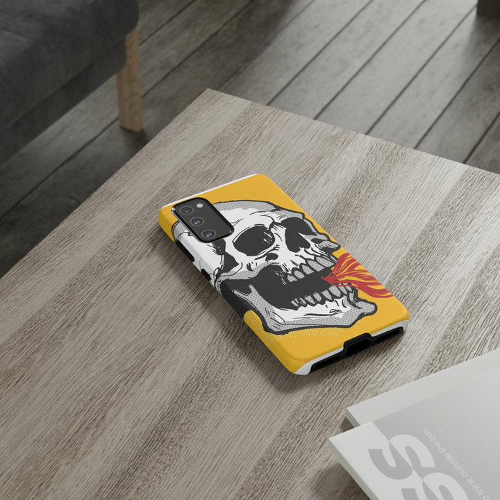 Skull Fire Tough Phone Case