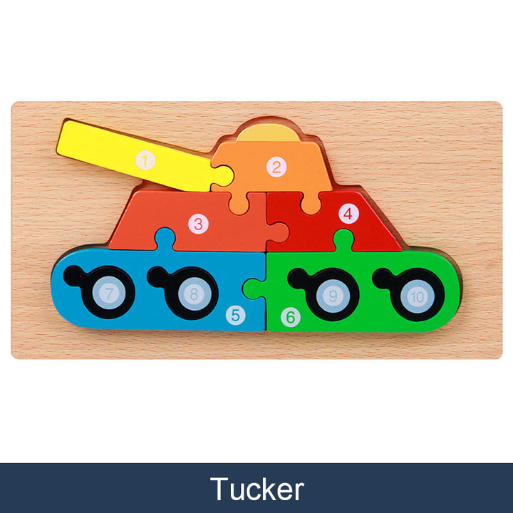 3D Wooden Puzzle