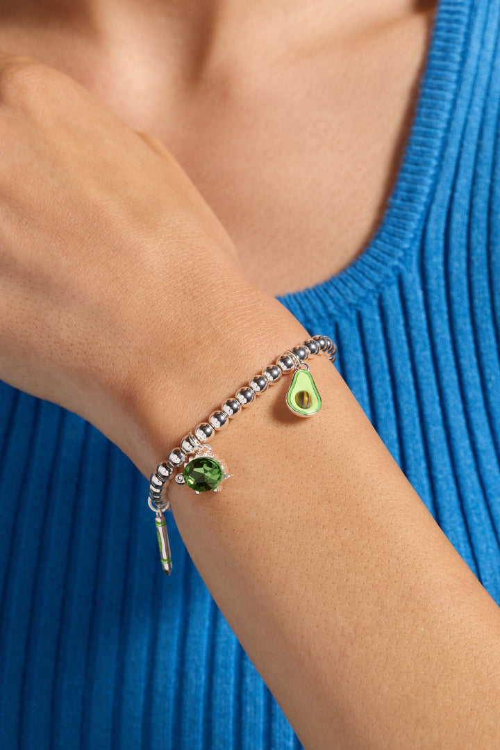 Crayola Forest Green Charm Stretch Bracelet