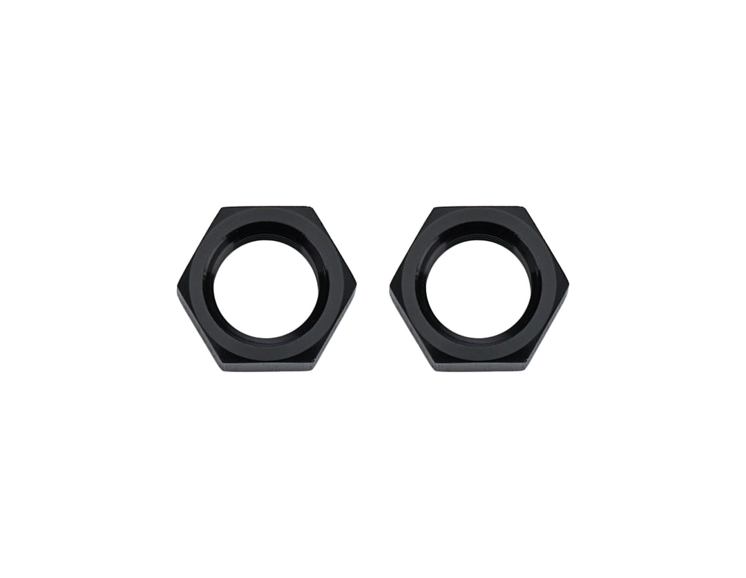 Bulkhead Nuts Black -3 2pk