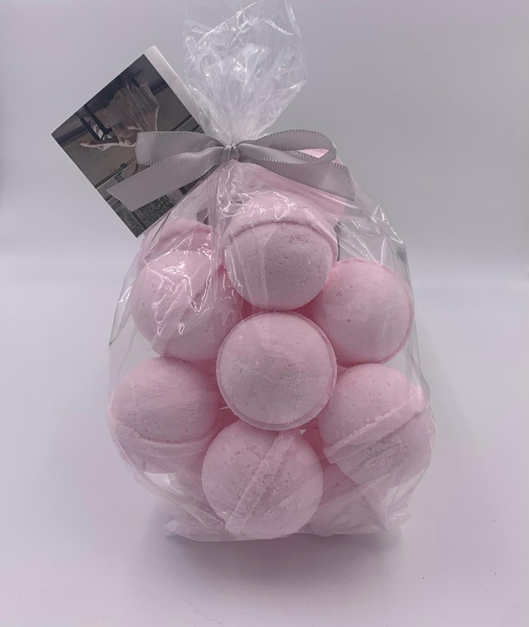 14 Bath Bombs in Pink Sugar (Aquolina Type Fragrance)