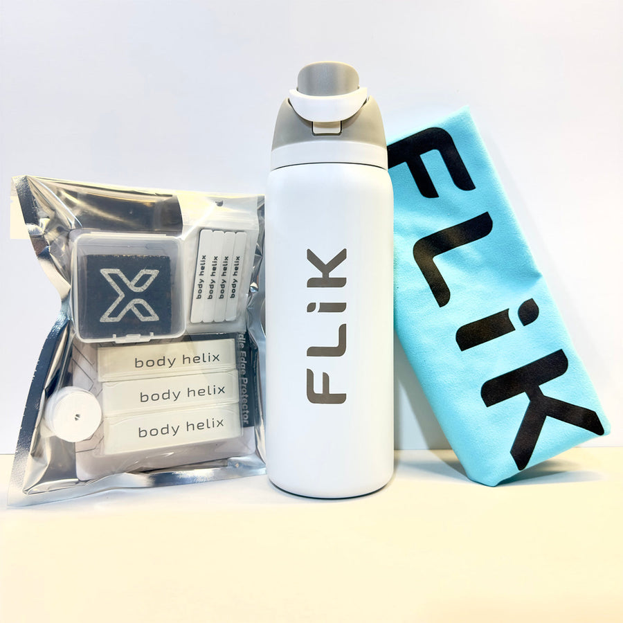 Accessory Kit, Water Bottle, Towel