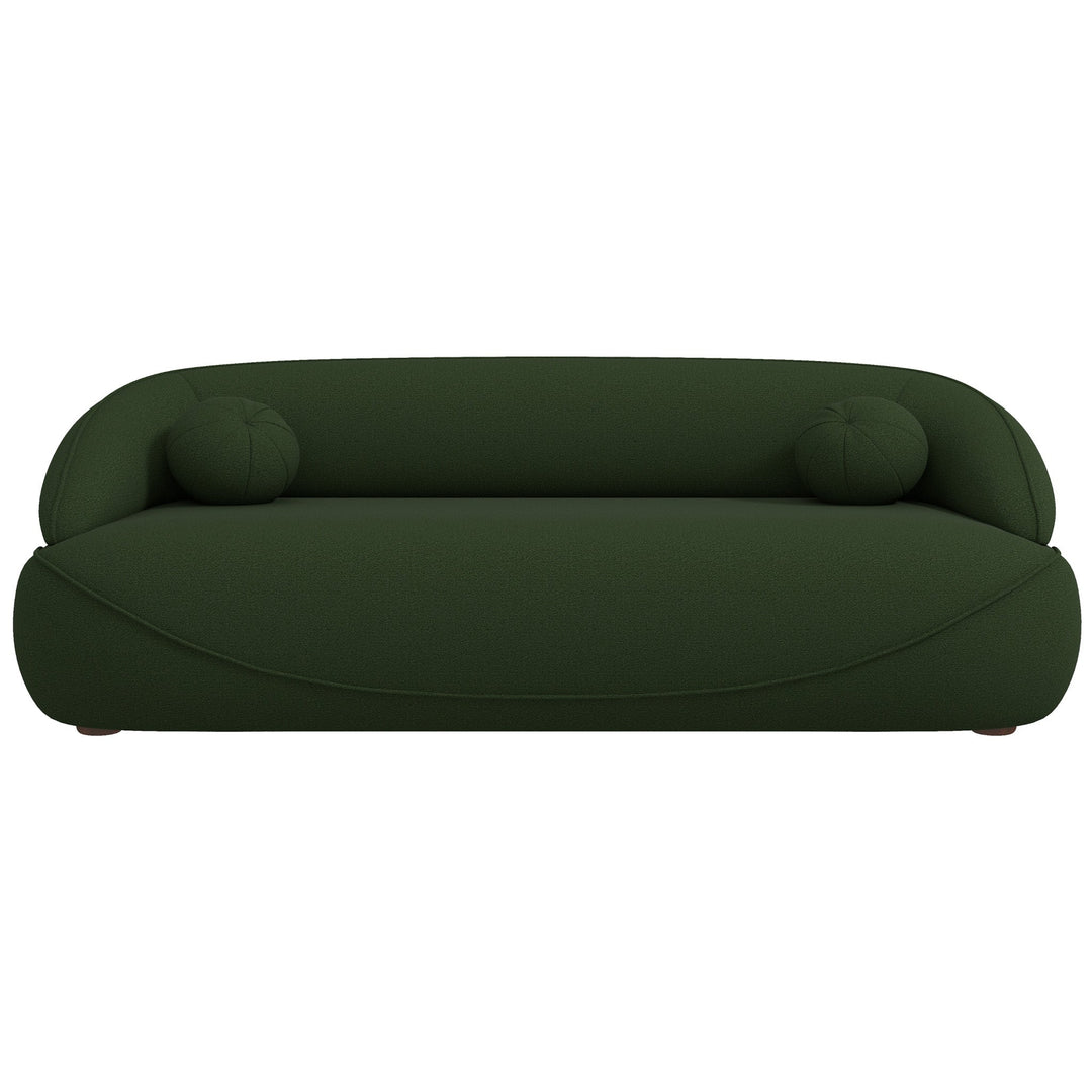 Andrew Dark Green Boucle Sofa