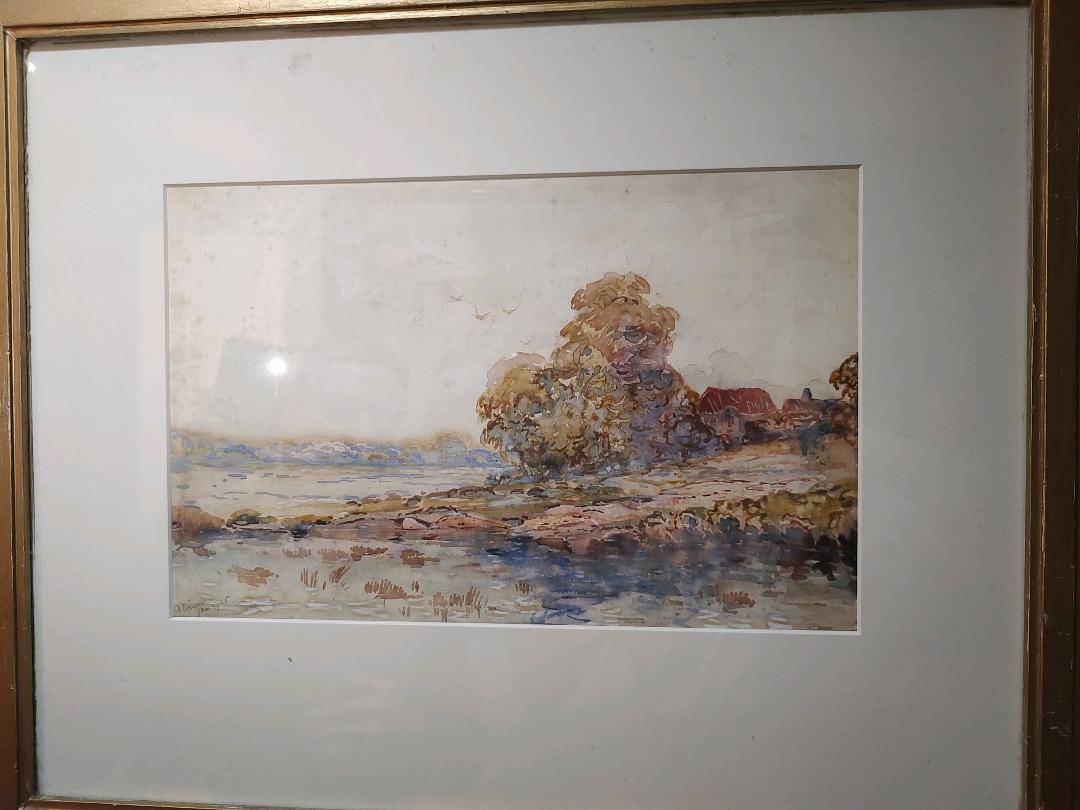 Anthony Thieme Watercolor Painting Front