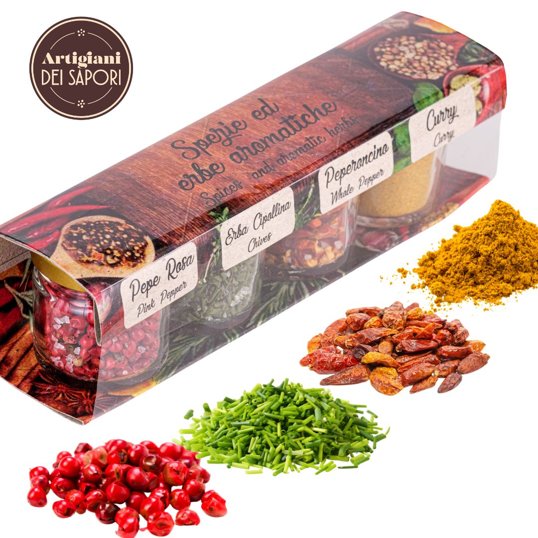 Artigiani Dei Sapori, 4 Pack, Spices and Herbs