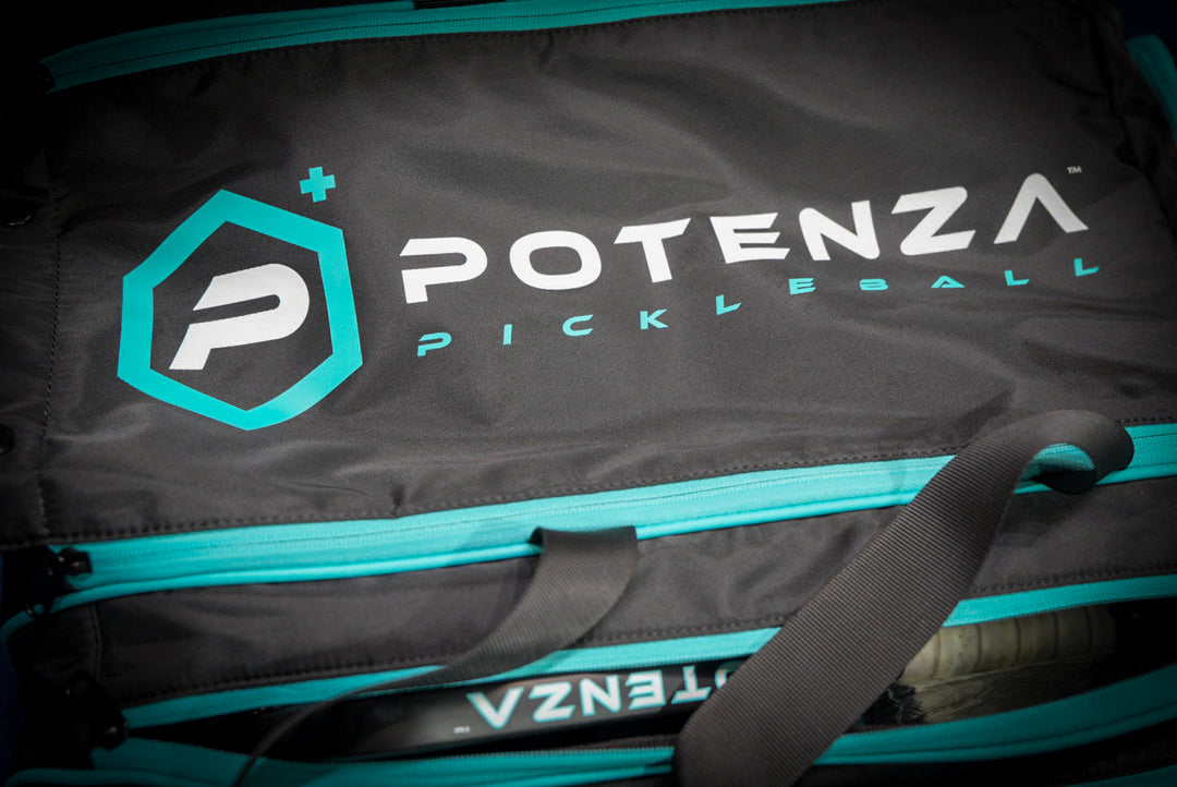 Tournament Pickleball Paddle Bag Closeup Photo.