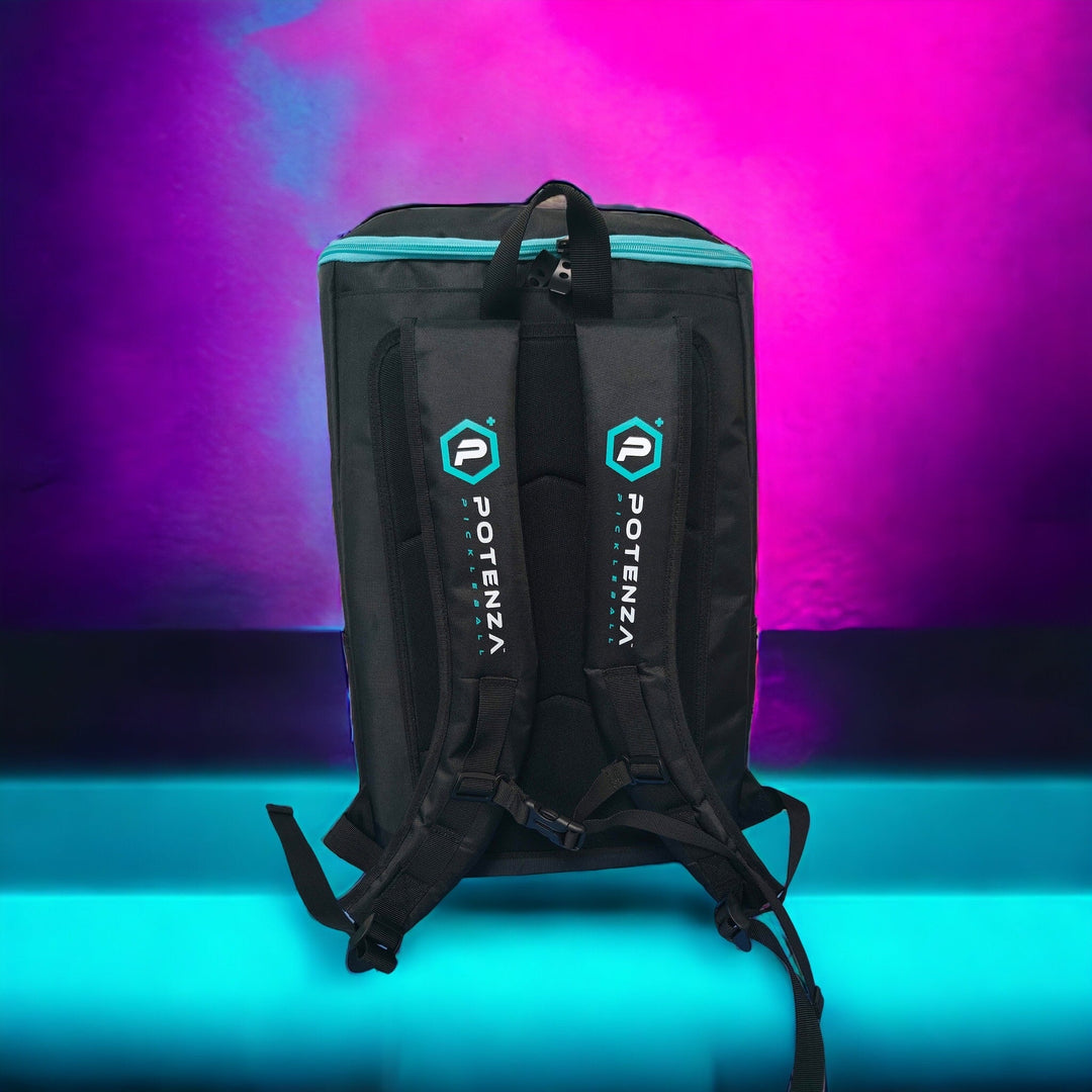 Pro Player Logo Bag (Holds 4-5 Paddles) Back View.