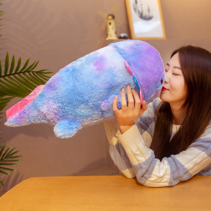 Cute Rainbow Plush Salamander
