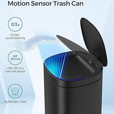 13-gallon Trash Can with Ozone Button