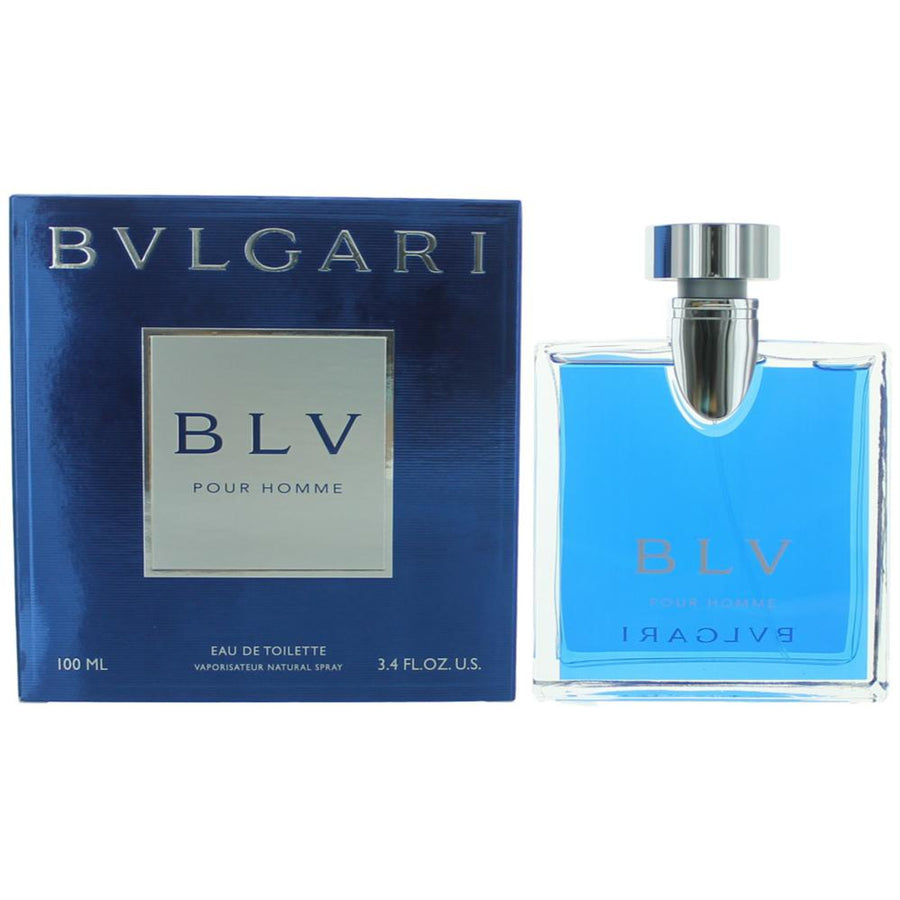BLV Pour Homme by Bvlgari, 3.4 oz. Eau De Toilette Spray for Men Bulgari