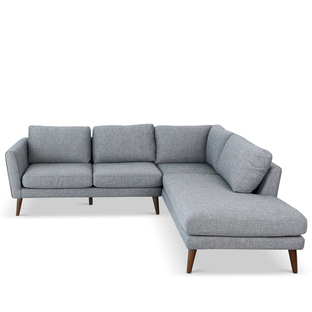 Benson Grey Sectional Sofa Right Facing Chaise