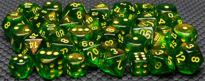 Chessex Maple Green/yellow (Multiple Options)