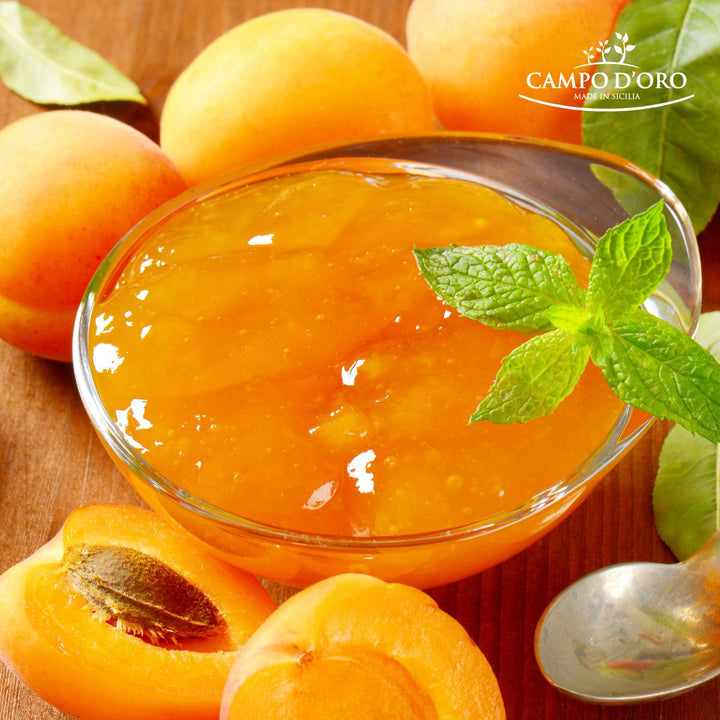 Campo D'Oro, Sicilian Apricot Jam, 12 oz. (340g)