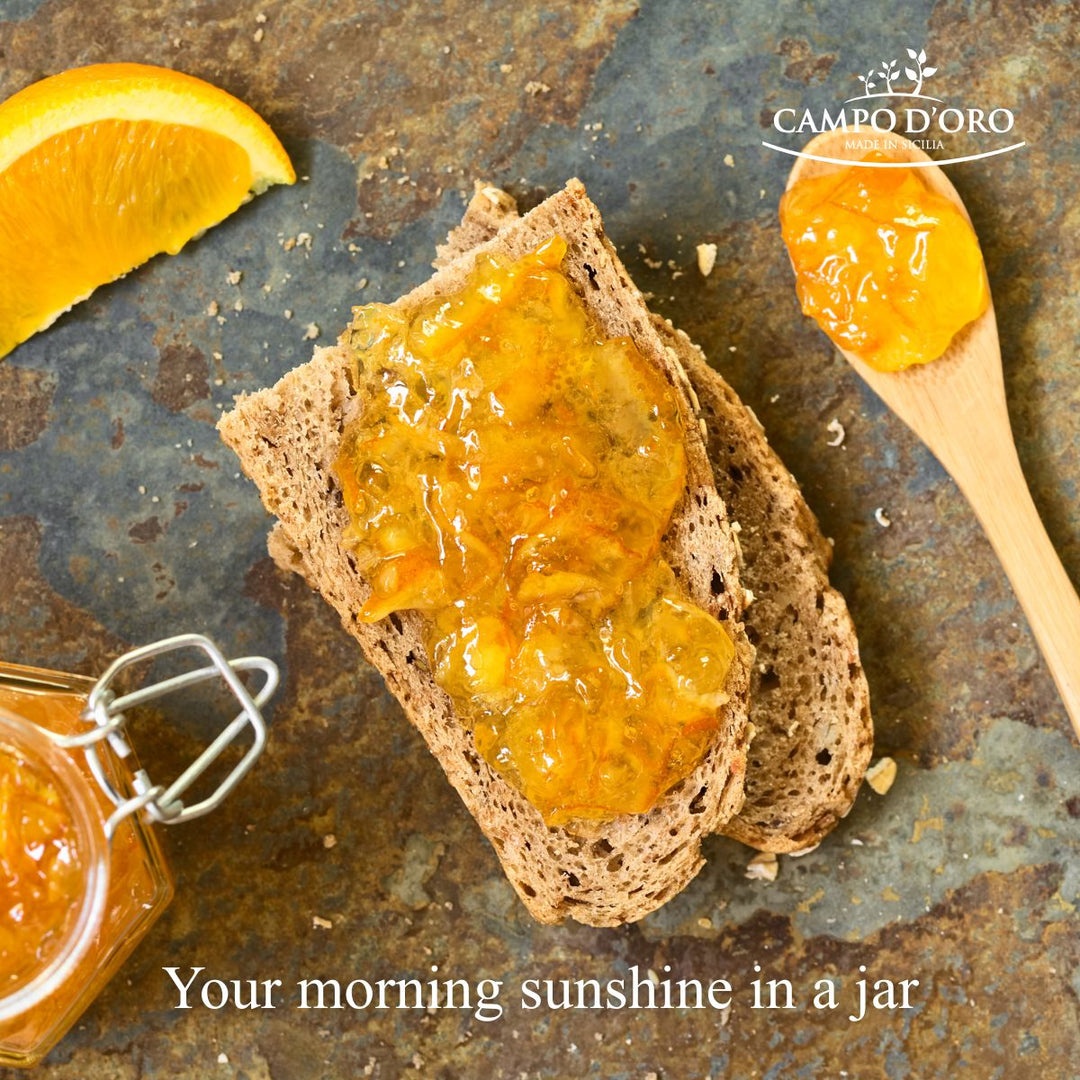 Campo D'Oro, Sicilian Orange Marmalade, 12 oz. (340g)