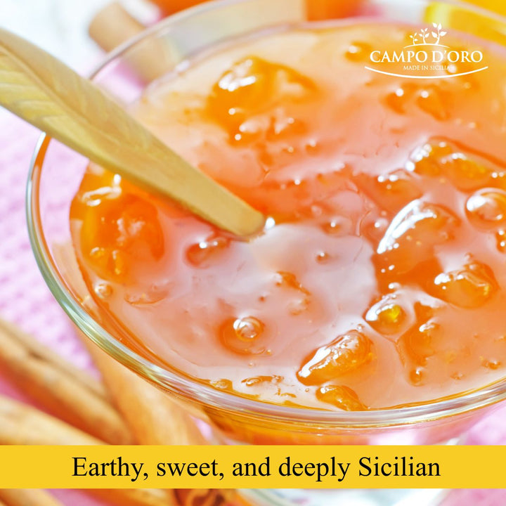 Campo D'Oro, Sicilian Orange Marmalade, 12 oz. (340g)