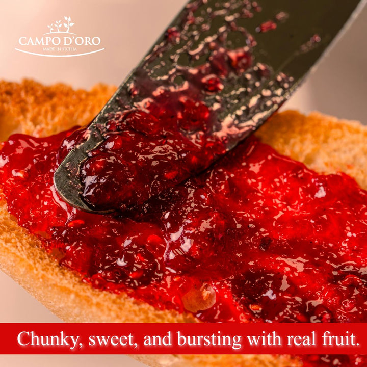 Campo D'Oro, Sicilian Strawberry Jam, 12 oz. (340g)
