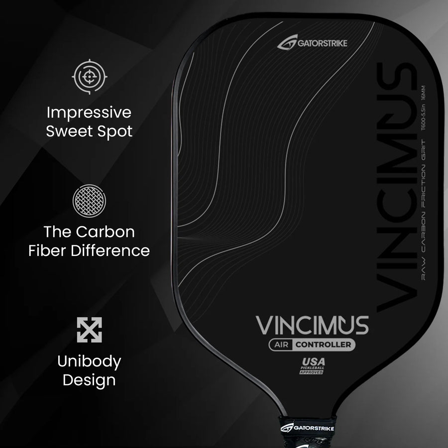 GATORSTRIKE™ Vincimus Air Controller Pickleball Paddle Grey
