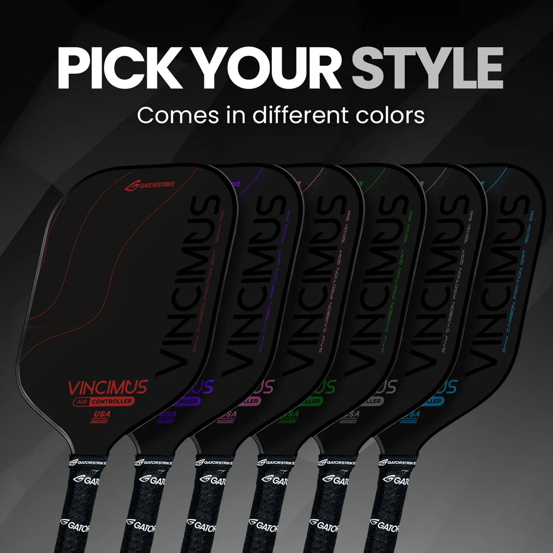 GATORSTRIKE™ Vincimus Air Controller Pickleball Paddle Styles.