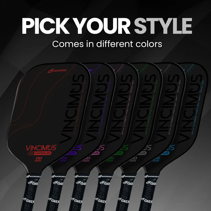 GATORSTRIKE™ Vincimus Air Controller Pickleball Paddle Styles.