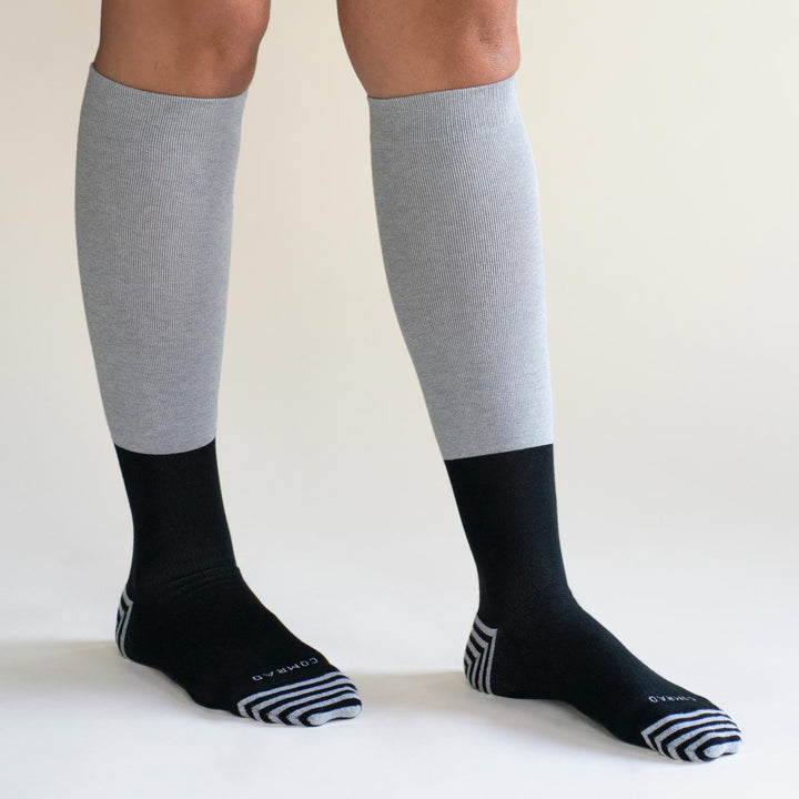 Cloud Cotton Compression Socks – Color Block