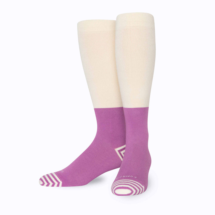 Cloud Cotton Compression Socks – Color Block