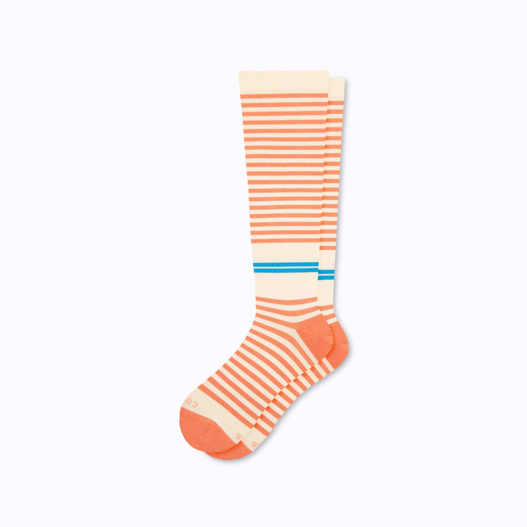 Cloud Cotton Compression Socks - Terracotta