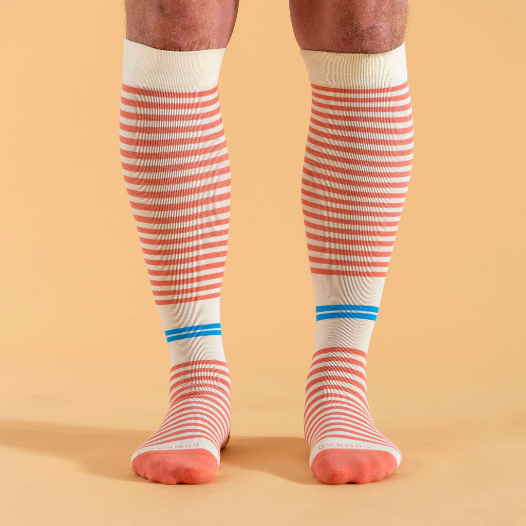Cloud Cotton Compression Socks - Terracotta